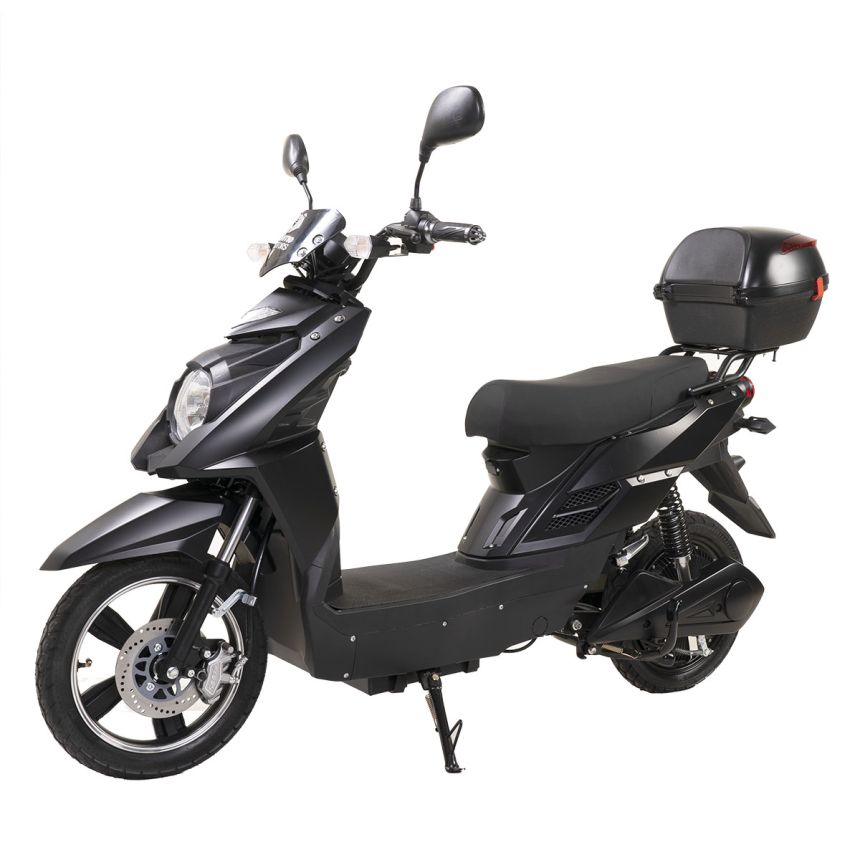 e-Scooter 2.0, Black 1,4kWh litium akku ja 3A Laturi