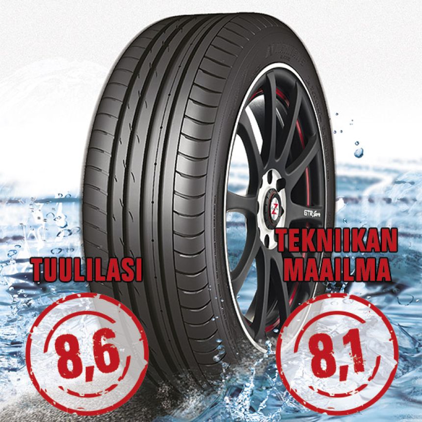 Sportnex AS-2+ TM- ja Tuulilasi-testimenestys 245/45-20 Y
