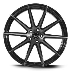 PROJECT 2.0 Higloss-Black brushed Surface 9.5x22