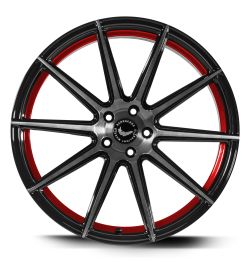 PROJECT 2.0 Higloss-Black brushed Surface/undercut Colour trim rot 10.5x21