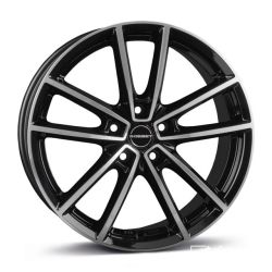W black polished glossy 7.0x17