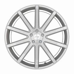 DEVILLE Silver-brushed-Surface/ undercut Color Trim weiß 8.5x19