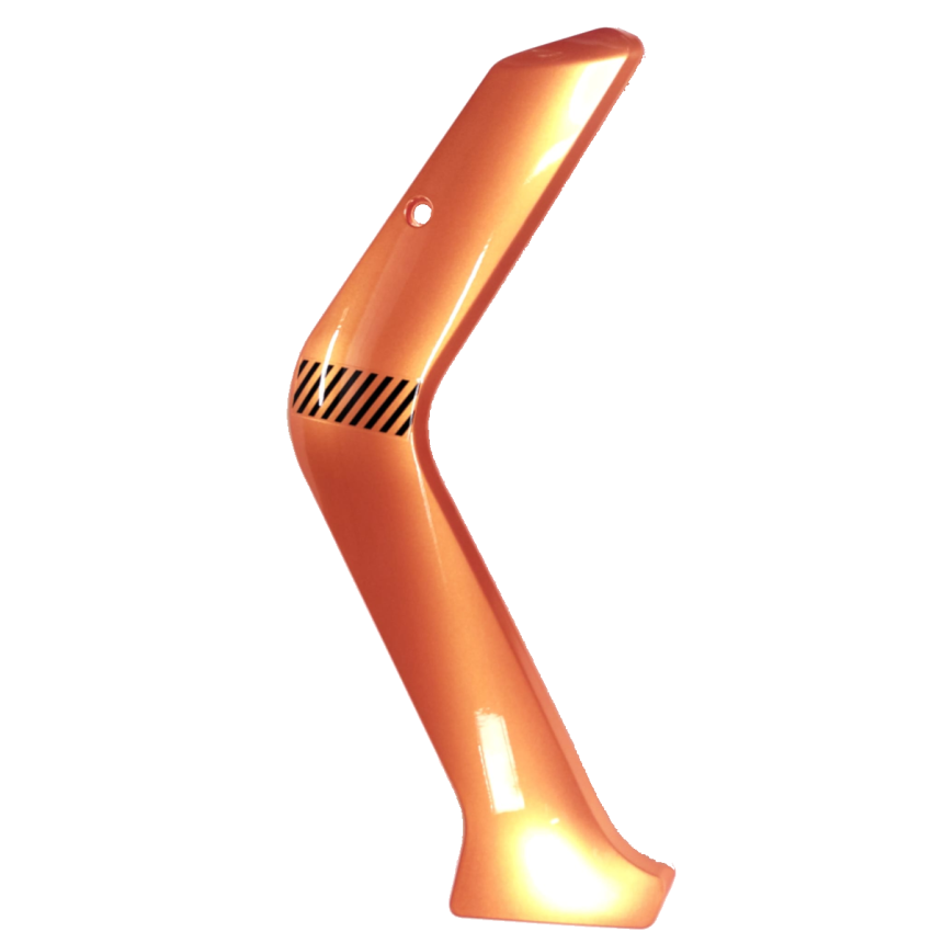 Kruiser Forte: Keulan sivumuovi vasen, oranssi grafiitti