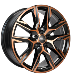 R71 JET BLACK-COPPER MATT-FRONT CUT 8.5x20