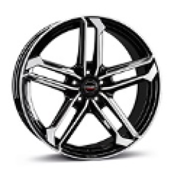 ATX black polished glossy 8.5x20