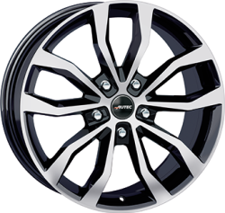 UTECA Gloss Black / Polished 8.0x18