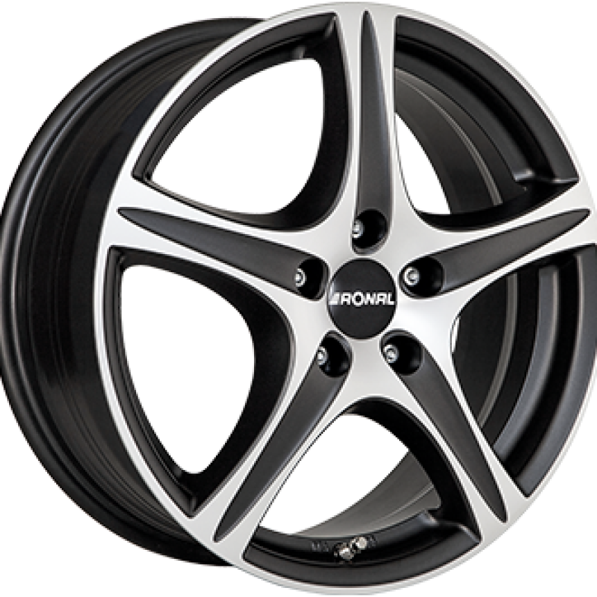 R56 Dull Black / Polished 8.0x18